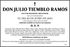 Julio Tiemblo Ramos